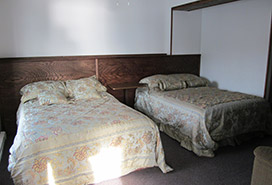 Riverside has 2 Double Beds
